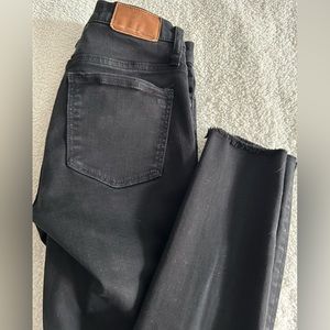 Madewell 9” High Rise Skinny Jeans - Raw Hem